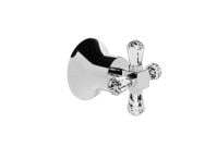 Juno Crystals from Swarovski Ankastre stop valf (sıva üstü grubu) krom