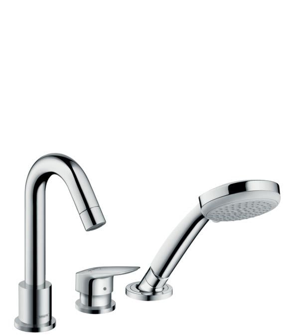 LOGIS 3 Delikli Tek Kollu Küvet Kenarı Banyo Bataryası