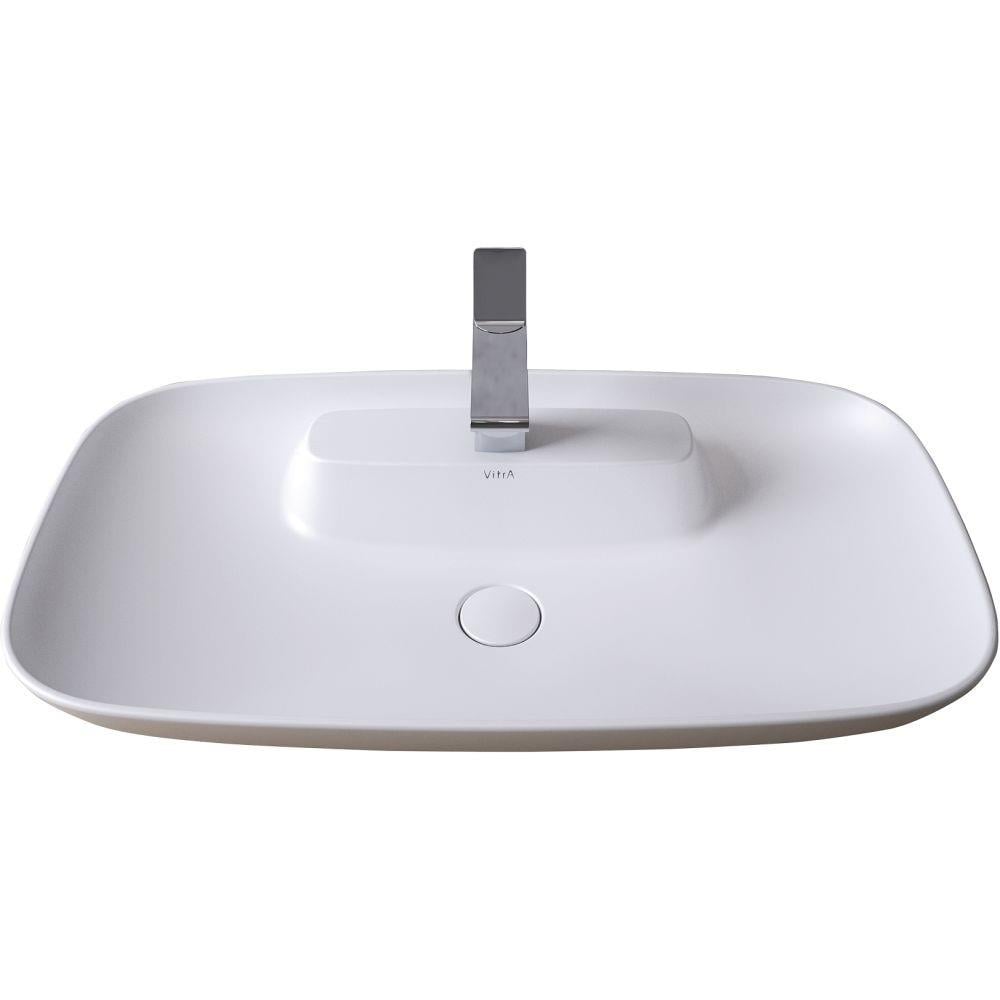 Memoria Dikdörtgen Lavabo  82 cm Mat Beyaz