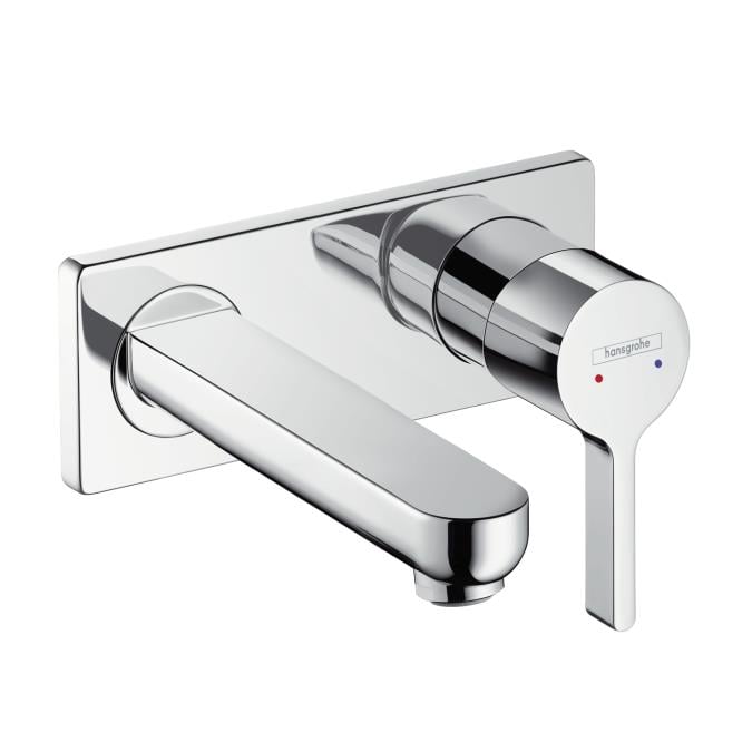 Metris S Tek Kollu Lavabo Bataryası Ankastre Gagalı 165 mm Krom