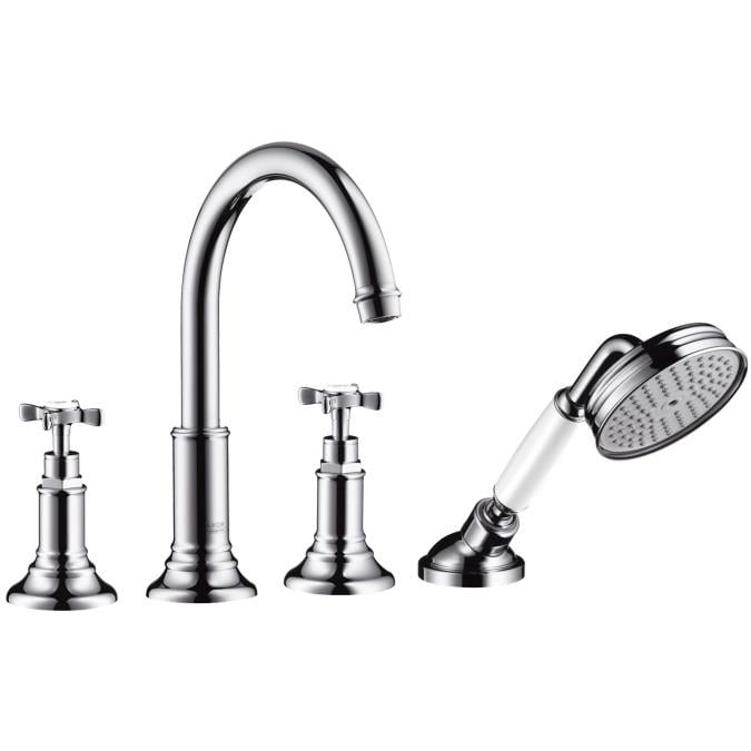 Montreux Dört Delikli Set Üstü Banyo Bataryası Krom