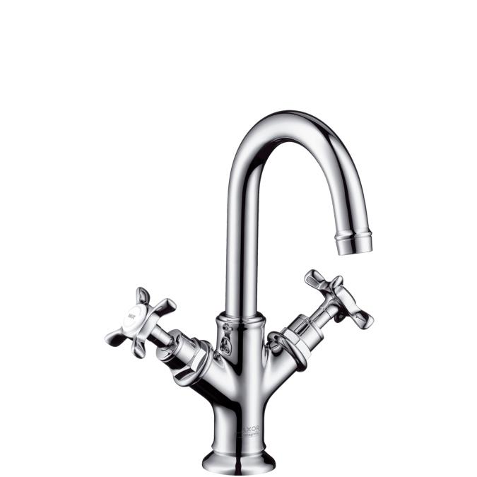 Montreux Tek Delikli Lavabo Bataryası Küçük Lavabolar İçin Sifon Kumandalı Krom