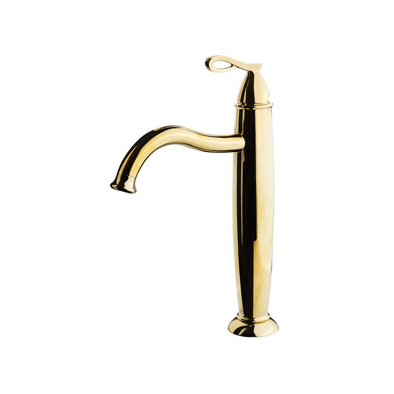 NEWARC 951001 GOLDEN ÇANAK TİPİ LAVABO BATARYASI ALTIN