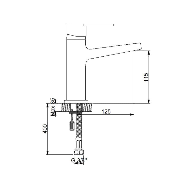NEWARC PREMİUM YÜKSEK LAVABO BATARYASI