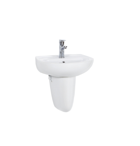 CREAVİT Yarım Ayaklı Lavabo Oval 36x45 Cm Tp145
