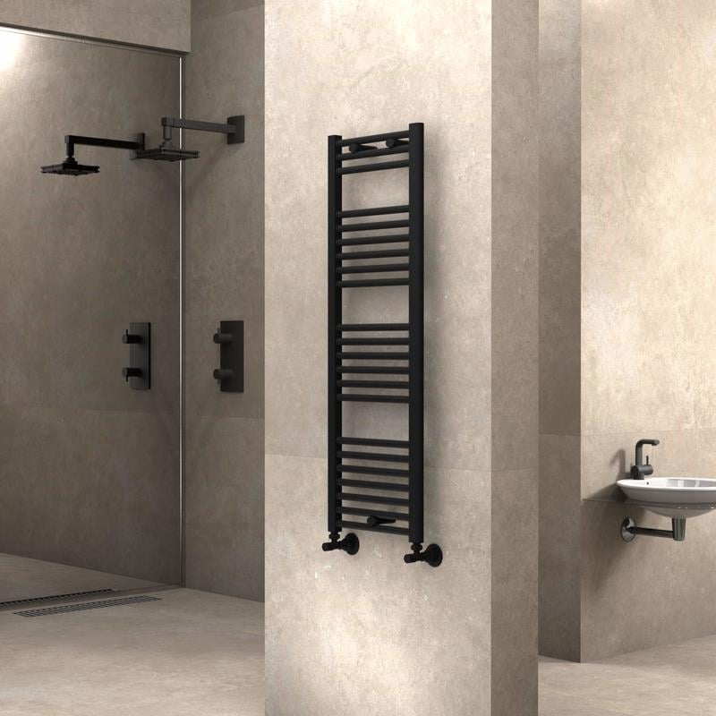 Radiva Haiti Havlupan 400x1200 Düz Mat Siyah