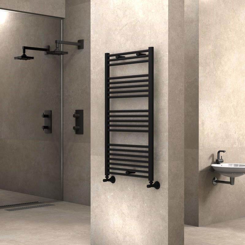 Radiva Haiti Havlupan 600x1100 Düz Mat Siyah
