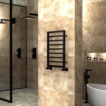 Radiva Naxos Dekoratif Havlupan 450x655 Mat Siyah