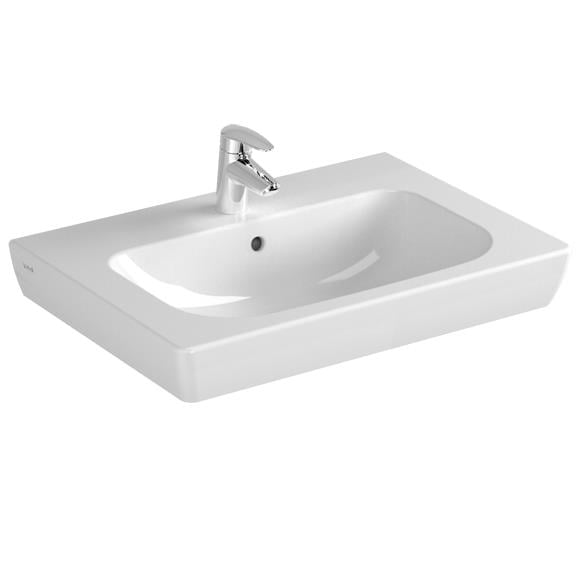 S20 Etajerli lavabo 65 cm Orta armatür delikli su taşma delikli