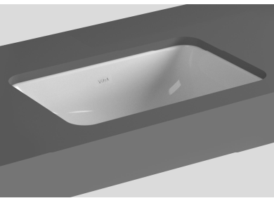 S20 Tezgah altı lavabo 43 cm Armatür deliksiz su taşma delikli