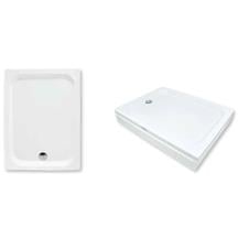 SANACRYL Akrilik Monoblok Duş Tekneleri 75x120x14(h) Dikdörtgen
