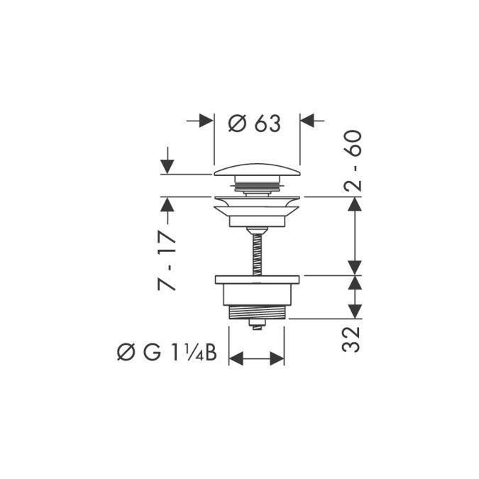 Tapa Seti Basmalı Kumanda G11/4 Krom