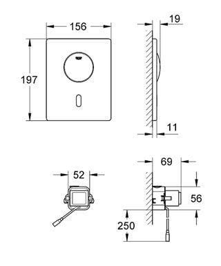 Grohe 37419SD0 Tectron Skate Paslanmaz Çelik