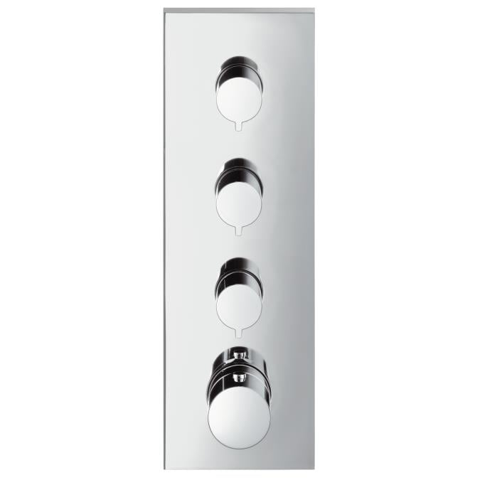 Termostatik Modül, Dış Set 36 x 12 Krom
