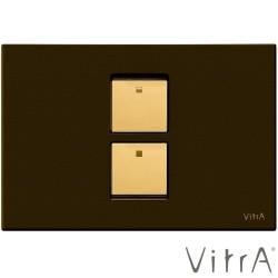 Twin2 kumanda paneli Mat Siyah-Altın Buton