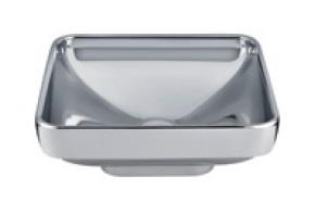 Water Jewels Kare Çanak Lavabo 40 cm Platin