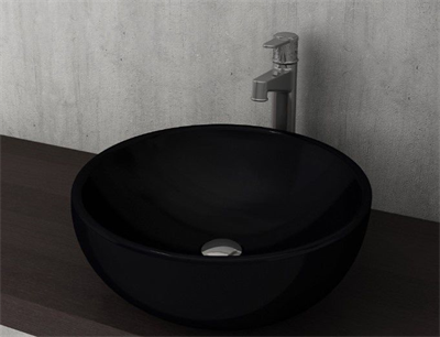 Bocchi VENEZIA ÇANAK LAVABO 45 CM PARLAK SİYAH 1119-005-0125