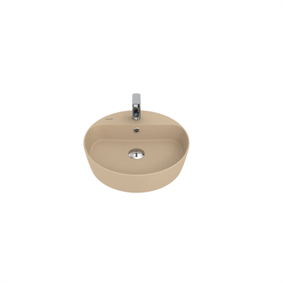 Creavit LP146  Loop Yuvarlak Çanak Lavabo Ø45 cm Mat Cappuccino