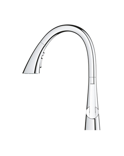 Grohe Eviye Bataryası Spiralli 2 Fonksiyonlu Zedra Krom  32294002