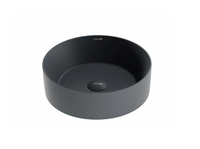 Creavit NC045 Nice Tezgah Üzeri Lavabo Ø45 cm Mat Antrasit