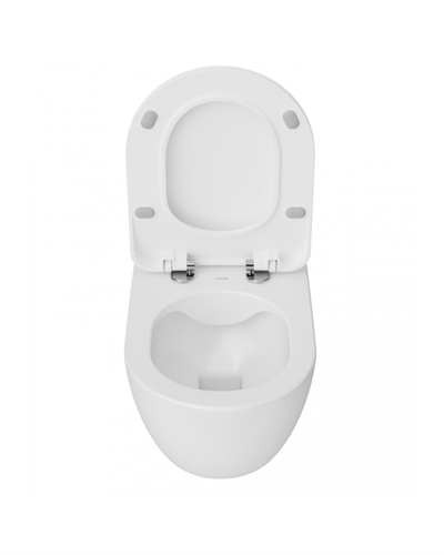 CREAVİT Rim-Off Kanalsız Klozet Ve Yavaş Kapanır Kapak FE322