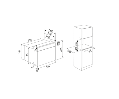FRANKE Maris 45 cm Kombi Mikrodalga FMA 45 MW XS Black Glass/Inox 131.0606.104