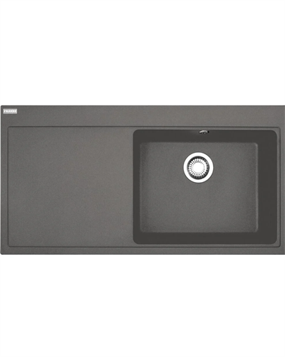 Franke Mythos MTG 611-100 Sol Damlalıklı Granit Evye Stone Grey