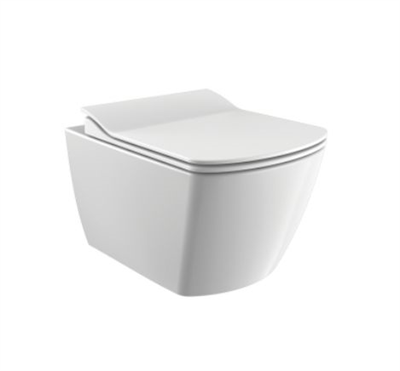 Creavit EG321 Elegant Rim-Off Kanalsız Asma Klozet ve Creavit Yavaş Kapanan Klozet Kapağı