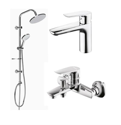 Creavit SH640 Solo 3lü Duş Seti Takımı