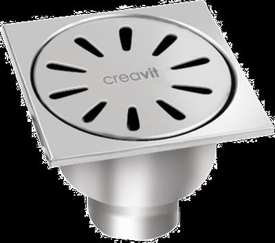 Creavit FS116A Paslanmaz Yer Sifonu 10x10 cm
