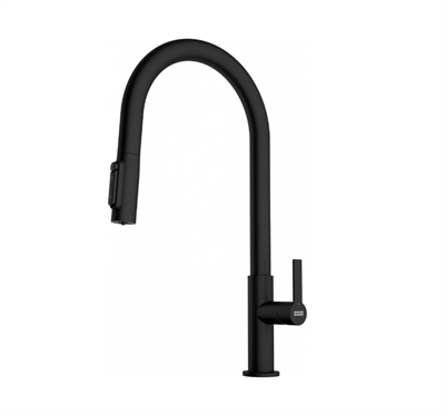 FRANKE Maris Slim Clear Water Matt Black Spiralli Mutfak Bataryası 120.0730.911