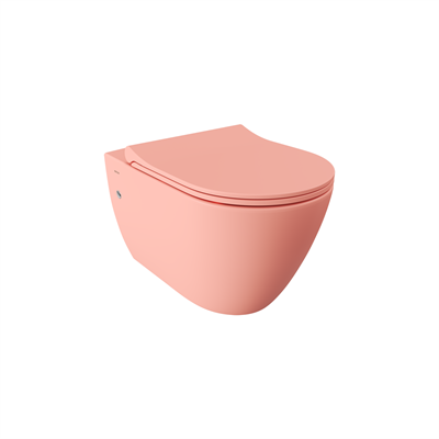 Bocchi Venezia Rimless Asma Klozet ve Kapağı Mat Somon 1295-032-0128