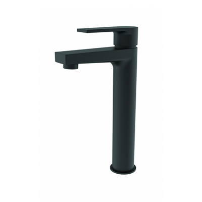 Creavit SR6500S Sharp Uzun Lavabo Bataryası - Mat Siyah