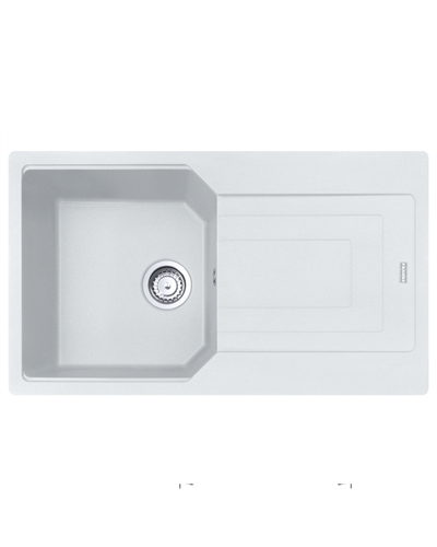 Franke Urban UBG 611-86 Bianco Tezgah Üstü Evye