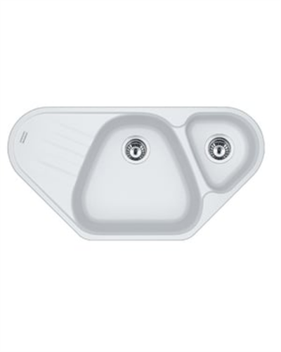 FRANKE ANTEA GRANİT KÖŞE BIANCO EVYE AZG 661 E