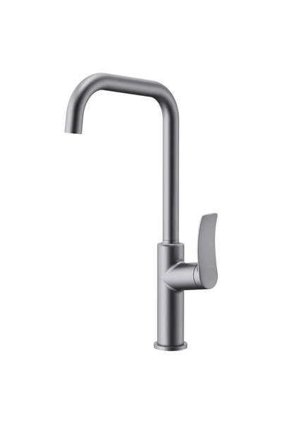 CREAVİT LU8500GR Lua Eviye Mutfak Bataryası Metalik Gri Armatürü