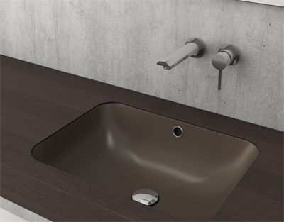 BOCCHİ Scala Tezgahaltı Lavabo 55 cm Mat Kahve 1006-025-0125