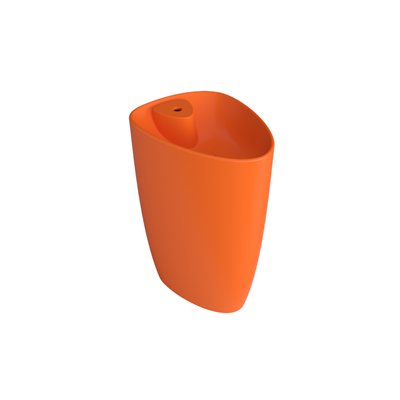 Bocchi 1337-012-0126 Etna Monoblok Lavabo Batarya Banklı Parlak Turuncu