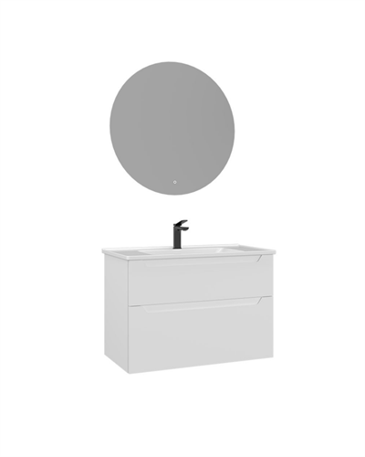Orka Messina 85 cm Banyo Dolabı Takımı Led Aynalı Mat Kaşmir