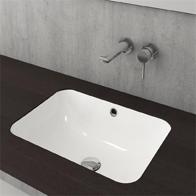 BOCCHİ Scala Tezgahaltı Lavabo 55 cm Parlak Beyaz 1006-001-0125