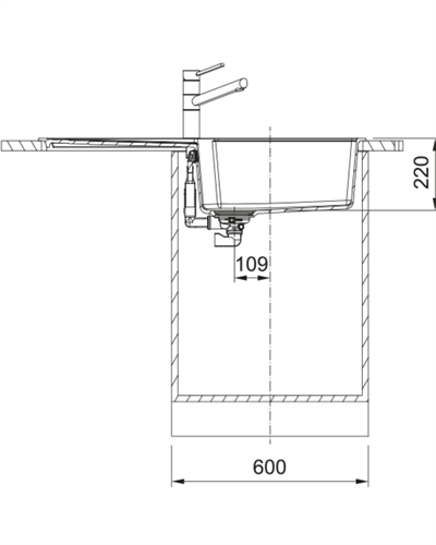 Franke Urban UBG 611-100 Sahara Tezgahüstü Evye