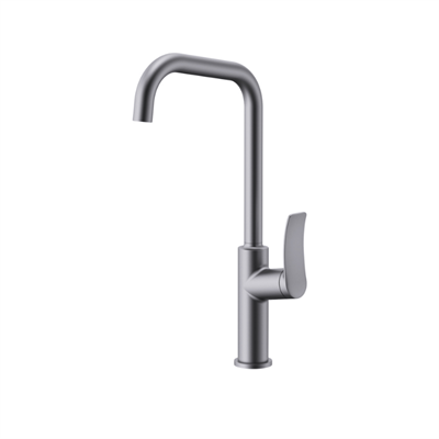 CREAVİT LU8500GR Lua Eviye Mutfak Bataryası Metalik Gri Armatürü