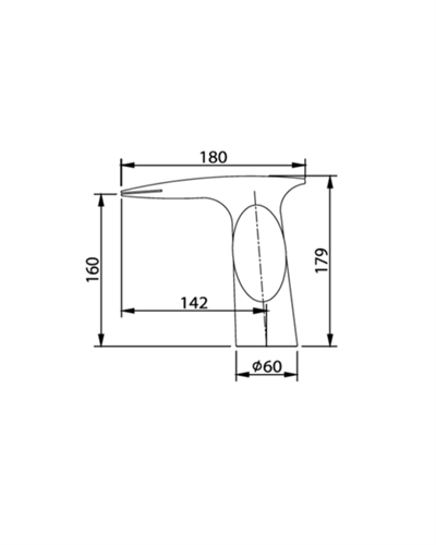 Orka Plus Nest Lavabo Armatürü Siyah Krom NS 2501 BC