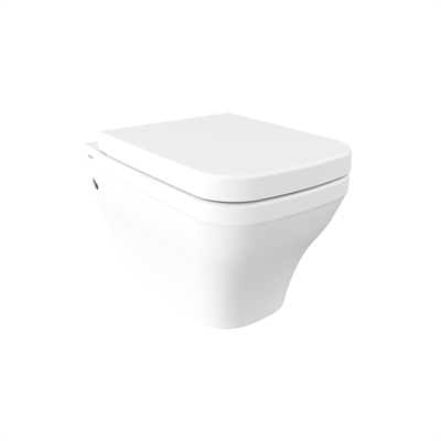 Bocchi Firenze Rimless Parlak Beyaz Asma Klozet Kapak Dahil 1304-064-0128