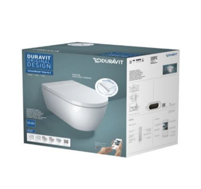 Duravit 612000012000320 SensoWash® Starck f Akıllı Klozet Seti