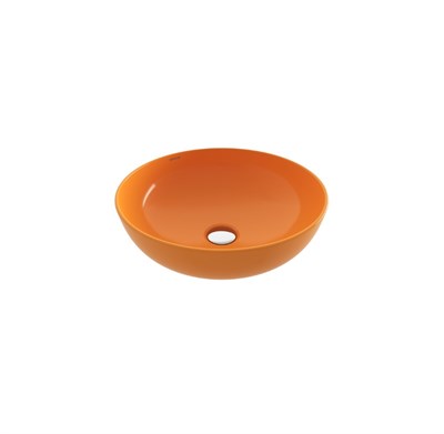 Bocchi Slim Line Yuvarlak Lavabo 38 cm P MANDALİNA SARISI 1494-021-0125