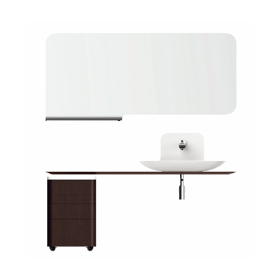 Creavit Foglia Lavabo Tezgahı 1.75 cm 