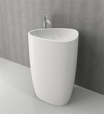 Bocchi 1075-001-0125 Etna Monoblok Lavabo Parlak Beyaz
