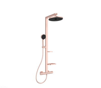 İdeal Standard BD583RO Ceratherm Alu+ Termostatik Duş Sistemi-Rose