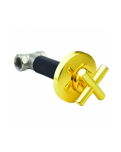 Creavit Pirinç Gövdeli Aç - Kapa Ara Kesme Valfi 1/2” -1/2” AC70S